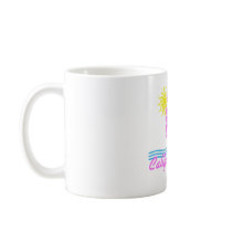 California Girl Pink Surfboard W/Sun Mugs