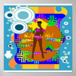 CALIFORNIA GIRL POSTER posters
