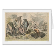 California Gold Diggers (2525A) Greeting Cards