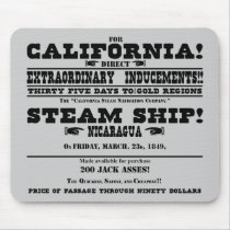 California Gold Rush mousepads