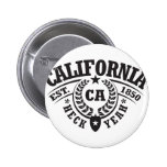 California, Heck Yeah, Est. 1850 Buttons