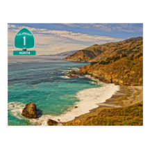 California Highway 1 Postcard