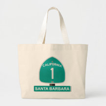 California Highway 1 Santa Barbara Tote Bag