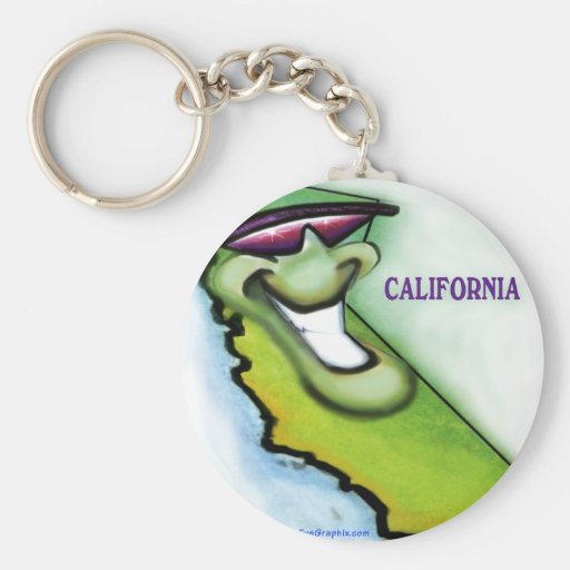 California Keychain