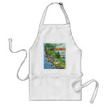California Map Apron