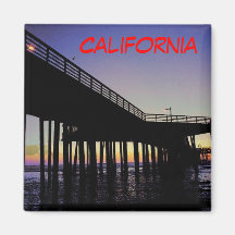California Pier Magnet - Customised