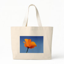 California Poppy Against Blue Sky Tote Bag