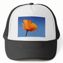 California Poppy Against Blue Sky Trucker Hat
