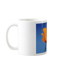 California Poppy Against Blue Sky Mugs