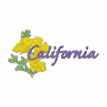 California Poppy embroidered shirts