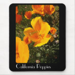 California Poppy Flowers Mousepad