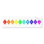california pride. bumper stickers