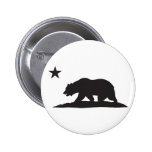 California Republic Bear - Black Buttons