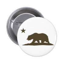 California Republic Bear - Brown buttons