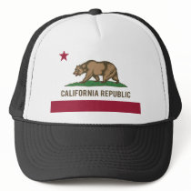 California Republic Flag - Colour Hats
