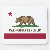 California Republic Flag - Colour Mouse Mats
