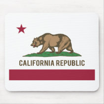 California Republic Flag - Colour Mouse Mats
