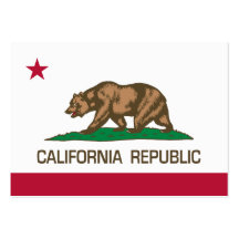 California Republic (State Flag) Business Card