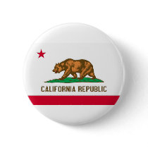 California Republic State Flag Button