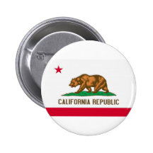 California Republic State Flag Button