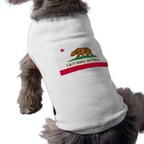California Republic State Flag Pet Tee