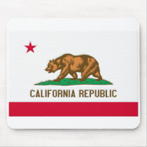California Republic State Flag Mouse Pad