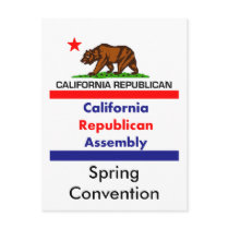 California Republican CRA Postcard