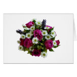 California Roses and Monte Casino White Asters Card