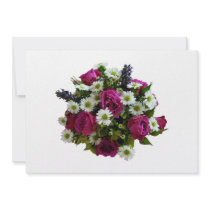 California Roses and Monte Casino White Asters Invite
