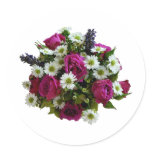 California Roses and Monte Casino White Asters Stickers