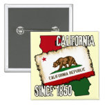 California, Since 1850 Pinback Button