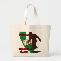 California Squatch Watch Canvas Bags