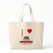 California State Flag Canvas Bag
