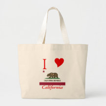 California State Flag Canvas Bag