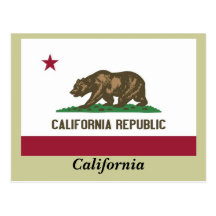California State Flag Postcards