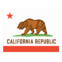 California State Flag Postcards