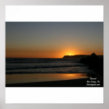 California Sunset Poster