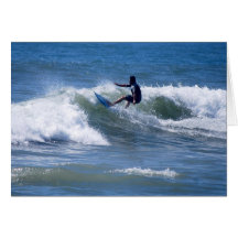 California Surfer Greeting Card