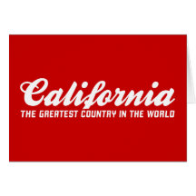 california the greatest country in the world cards