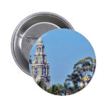 California Tower In Balboa Park San Diego Pinback Buttons
