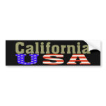 California USA! Bumper Sticker bumper stickers