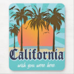 California Vintage Sunset mousepads