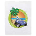 California Volks Dune Buggy with Palms flyers
