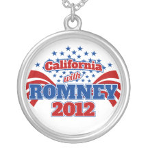California with Romney 2012 Pendant