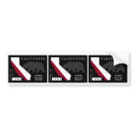 California Zombie Hunting Permit bumper stickers