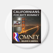 Californians for Mitt Romney 2012 Magnets