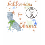 Californians for Obama Long Sleeve Womens Shirt