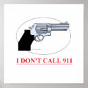 call 911 posters
