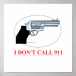 call 911 posters