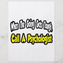 Call a Psychologist Personalized Flyer
